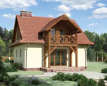 Каркасный дом DD733